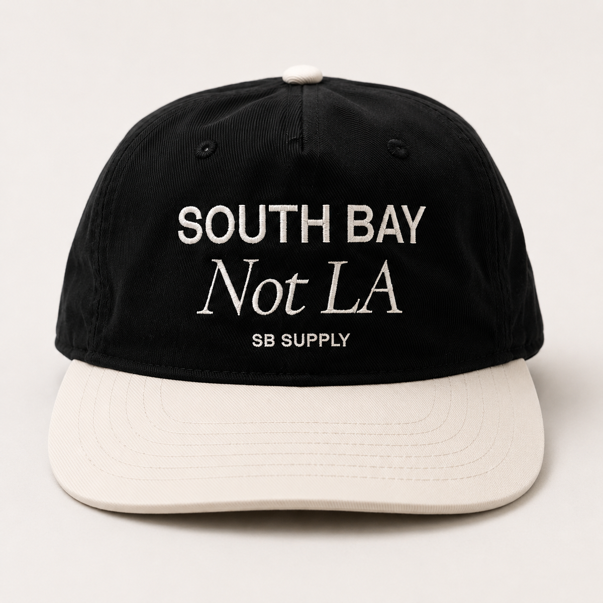 South Bay NOT LA Hat - Black/White